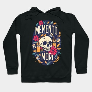 Skull and Roses Memento Mori Hoodie